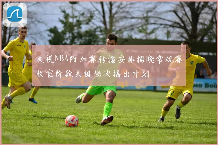 央视NBA附加赛转播安排揭晓常规赛收官阶段关键场次播出计划