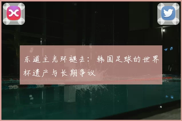 东道主光环褪去：韩国足球的世界杯遗产与长期争议