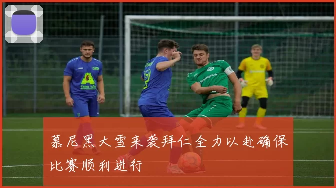 慕尼黑大雪来袭拜仁全力以赴确保比赛顺利进行
