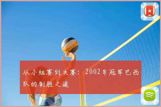 从小组赛到决赛:2002年冠军巴西队的制胜之道