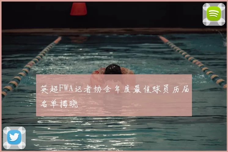 英超FWA记者协会年度最佳球员历届名单揭晓